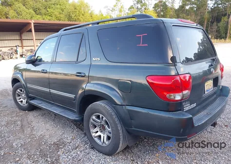 2007 Toyota Sequoia Sr5 V8 из США, поврежденный, VIN 5TDZT34A97S296100